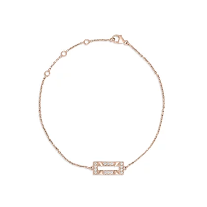 BRACELET WILD ORLINSKI, OR ROSE ET DIAMANTS