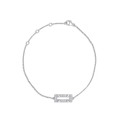 BRACELET WILD ORLINSKI, OR GRIS ET DIAMANTS